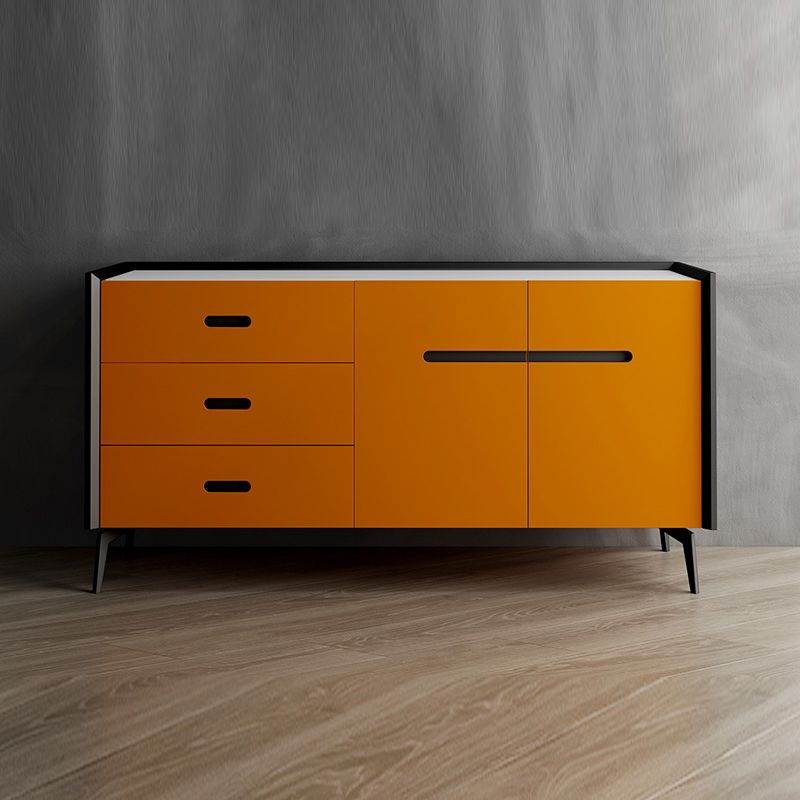 Stone Top Living Soggiorno Credenza moderno con cassetto e conservazione