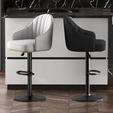 Industriële stijl metalen bark-koel pu lederen teller barkruk voor keuken