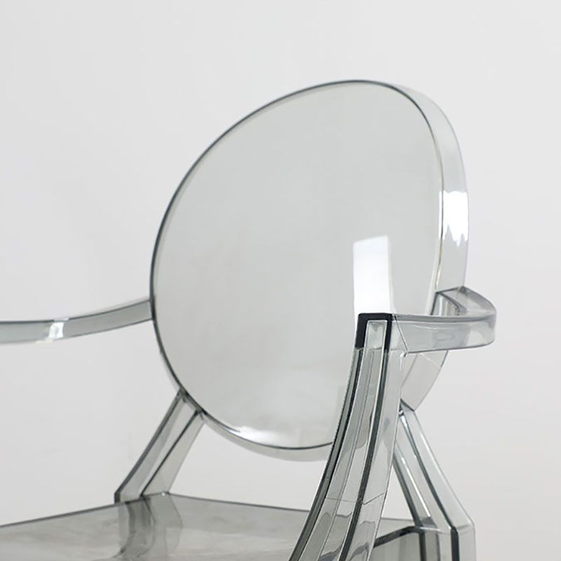 Nordic Design Arm Open Back Stacking Dining Chairs Plastic Side Chair Clearhalo ' kitchen&dining_furn' 'Dining Chairs' 'Dining Tables & Seating' 'dining_chair' 'furn' 'furn_dining_chair' 'Furniture' 'furniture_dining_chair' 'Kitchen & Dining Furniture' 'kitchen' 1200x1200_b180f68a-14d3-47ff-be1c-983e91fde5cc
