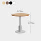 Industrial Style Dining Site Table MDF Dining Room Furniture with Pedestal Base Clearhalo ' dining_table' 'Dining Tables & Seating' 'Dining Tables' 'furn' 'furn_dining_table' 'Furniture' 'furniture_dining_table' 'Kitchen & Dining Furniture' 'kitchen&dining_furn' 'kitchen' 'kitchen_dining_table' 1200x1200_b181355b-8108-4400-b00c-1a66e8e220aa