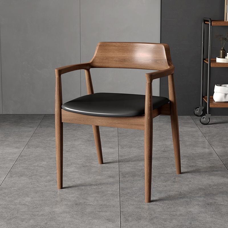 Modern Style Dinette Set 1/2/3/4/5 Pcs Round Solid Wood Dinette Table with Dining Chair Clearhalo 'Dining Room Sets' 'Dining Tables & Seating' 'dining_room_set' 'furn' 'furn_dining_room_set' 'Furniture' 'Kitchen & Dining Furniture' 1200x1200_b1835e0e-0462-4344-80af-278233a0af36