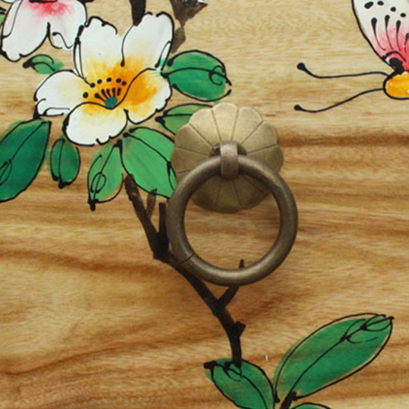 11" D Solid Wood Lingerie Chest Traditional Storage Chest Dresser with Drawers and Doors