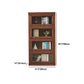 Solid Wood Standard Bookcase Contemporary Vertical Bookcase with Glass Doors Clearhalo 'Bookcases' 'furn' 'furn_bookcases' 'Furniture' 'furniture_bookcases' 'kitchen' 'kitchen_bookcases' 'Living Room Furniture' 'Office Furniture' 1200x1200_b18c776f-eee6-45a7-8f0e-d30a6d72da9f