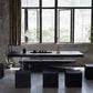 Black Modern Double Pedestal Table Rectangle Pine Solid Wood Top Dining table Clearhalo 'Dining Tables & Seating' 'Dining Tables' 'dining_table' 'furn' 'furn_dining_table' 'Furniture' 'furniture_dining_table' 'Kitchen & Dining Furniture' 1200x1200_b18e4cb5-15b5-4f60-a46d-8b84edf5e8c4