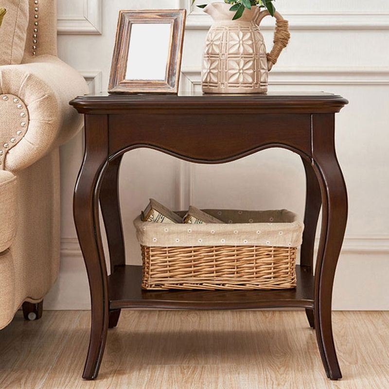 Traditional Square End Table 4 Legs Sofa Side End Table for Living Room Clearhalo 'Coffee & Accent Tables' 'End & Side Tables' 'end_side_table' 'end_side_tables' 'furn' 'furn_end_side_tables' 'Furniture' 'furniture_end_side_table' 'Living Room Furniture' 1200x1200_b1909126-f62e-404a-9ae5-0767e1adf4f4