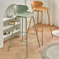 Scandinavian Matte Finish Metal Bar Stool Milk Tea Shop Footrest Stool Clearhalo 'Bar Furniture' 'Bar Stools' 'bar_stools' 'furn' 'furn_bar_stools' 'Furniture' 'furniture_bar_stools' 'Kitchen & Dining Furniture' 1200x1200_b1918aa2-939f-4352-a2da-4e7cc66bb408