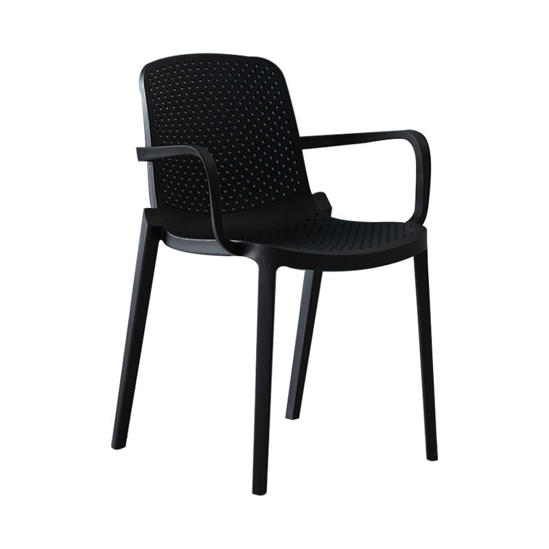 Modern Indoor-Outdoor Dining Arm Chair Multicolor Plastic Dining Arm Chair Clearhalo ' kitchen&dining_furn' 'Dining Chairs' 'Dining Tables & Seating' 'dining_chair' 'furn' 'furn_dining_chair' 'Furniture' 'furniture_dining_chair' 'Kitchen & Dining Furniture' 'kitchen' 1200x1200_b191f189-a2fc-4bed-a08d-25ac30e65e72