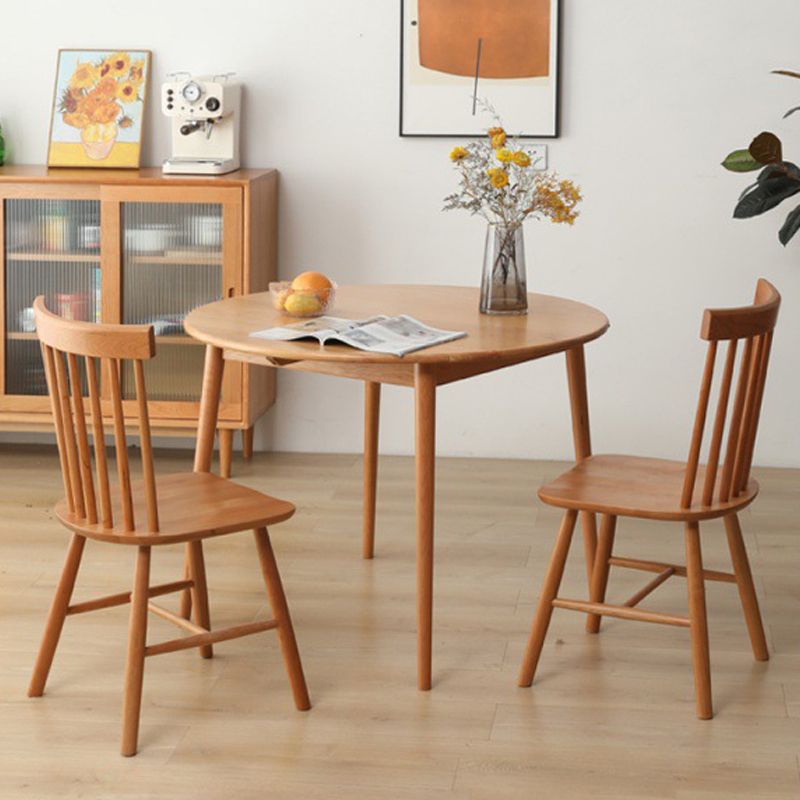 1/2/3/4 Pcs Wood Modern Dining Room Set with Round Table Dinette Set Clearhalo 'Dining Room Sets' 'Dining Tables & Seating' 'dining_room_set' 'furn' 'furn_dining_room_set' 'Furniture' 'furniture_dining_room_set' 'Kitchen & Dining Furniture' 'kitchen&dining_furn' 'kitchen' 1200x1200_b1958702-828a-4862-9c78-9a03f5d916e5