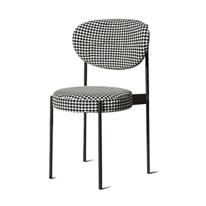 Glam Style Dining Room Chair Fabric Dining Side Chair for Indoor Clearhalo 'Dining Chairs' 'Dining Tables & Seating' 'dining_chair' 'furn' 'furn_dining_chair' 'Furniture' 'furniture_dining_chair' 'Kitchen & Dining Furniture' 1200x1200_b1965503-f8f8-450f-b781-fac485376e88