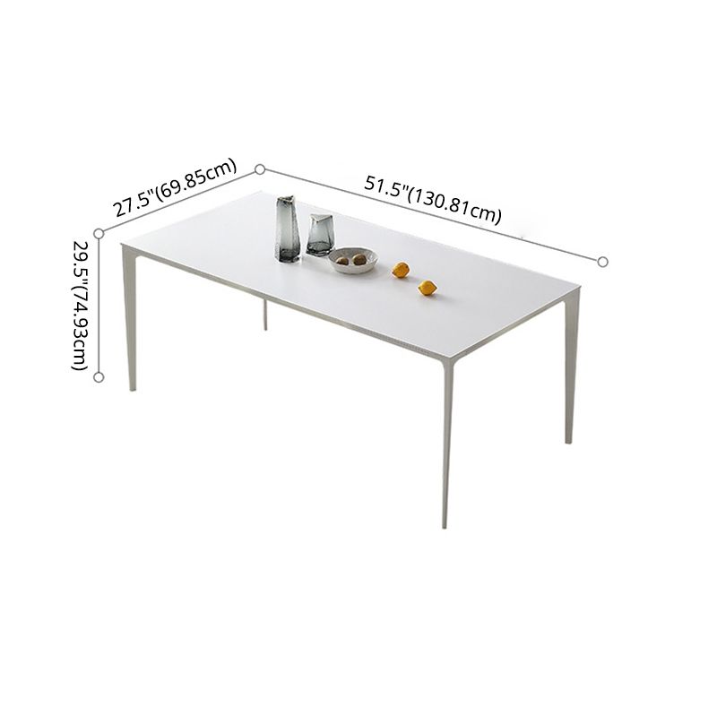 Dining Set Contemporary with Sintered Stone Dining Table and Upholstered Chairs Clearhalo 'Dining Room Sets' 'Dining Tables & Seating' 'dining_room_set' 'furn' 'furn_dining_room_set' 'Furniture' 'furniture_dining_room_set' 'Kitchen & Dining Furniture' 'kitchen&dining_furn' 'kitchen' 1200x1200_b197a02a-9152-4916-8f6f-7cc8f4244ebc