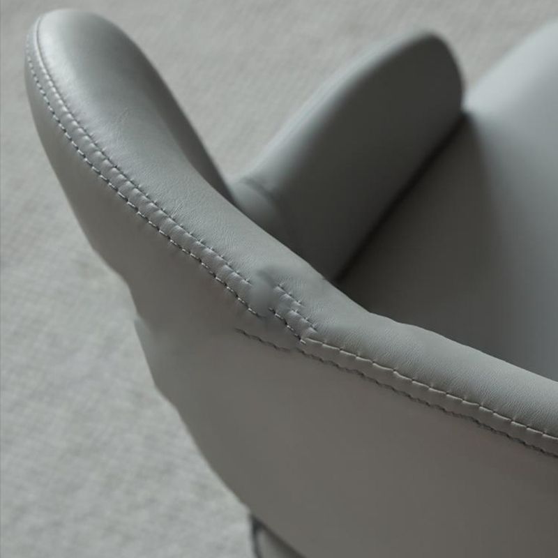 Open Back Home Dining Chair Wooden legs Arm Chair with Upholstered Clearhalo 'Dining Chairs' 'Dining Tables & Seating' 'dining_chair' 'furn' 'furn_dining_chair' 'Furniture' 'Kitchen & Dining Furniture' 1200x1200_b197e816-6371-49ff-a62f-14e72a8cc533