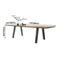 Rectangle 4 Legs Industrial Dining Table Wood Color Fixed Table of Solid Wood Clearhalo ' dining_table' 'Dining Tables & Seating' 'Dining Tables' 'furn' 'furn_dining_table' 'Furniture' 'furniture_dining_table' 'Kitchen & Dining Furniture' 'kitchen&dining_furn' 'kitchen' 'kitchen_dining_table' 1200x1200_b199ef5b-bd3c-4a20-bc97-2812eb9c912d