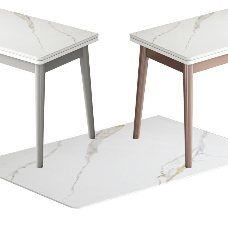 Moderno templado de piedra templada Juego de comedor de 4 patas Base para cocina