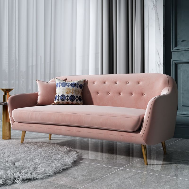 アパートのために房状のバックを備えたモダンフレアアームソファ32.28 "h