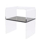 12" Wide Glam Corner Table Acrylic Storage Accent Side Table Clearhalo 'Coffee & Accent Tables' 'End & Side Tables' 'end_side_tables' 'furn' 'furn_end_side_tables' 'Furniture' 'Living Room Furniture' 1200x1200_b19bc190-3a54-443d-872f-251a32f8432c