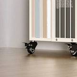 Estantería moderna de metal blanco puro estandaros abiertos estantería vertical vertical