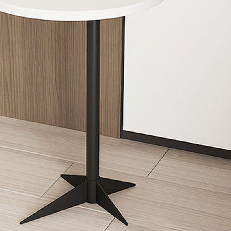 Modern Round Slate Side End Table Metal Pedestal Sofa Side Table Clearhalo 'Coffee & Accent Tables' 'End & Side Tables' 'end_side_tables' 'furn' 'furn_end_side_tables' 'Furniture' 'Living Room Furniture' 1200x1200_b19cda93-02f4-46c0-bd48-59497185d822