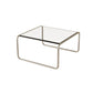 Square Steel Sled Coffee Table Modern 2 Nesting Cocktail Table Clearhalo 'Coffee & Accent Tables' 'Coffee Tables' 'coffee_tables' 'furn' 'furn_coffee_tables' 'Furniture' 'Living Room Furniture' 1200x1200_b19d6391-7020-4704-82f9-ffb635582157