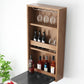 Folding Bar Pub Table Set 1/2/3 Pcs Modern Wood Bar Table and Mateal Frame Stools Clearhalo 'Bar Furniture' 'furn' 'furn_home_bar_bar_sets' 'Furniture' 'Home Bars & Bar Sets' 'home_bar_bar_sets' 'Kitchen & Dining Furniture' 1200x1200_b19d79b0-81ac-4c8d-99d9-d86559b565d9