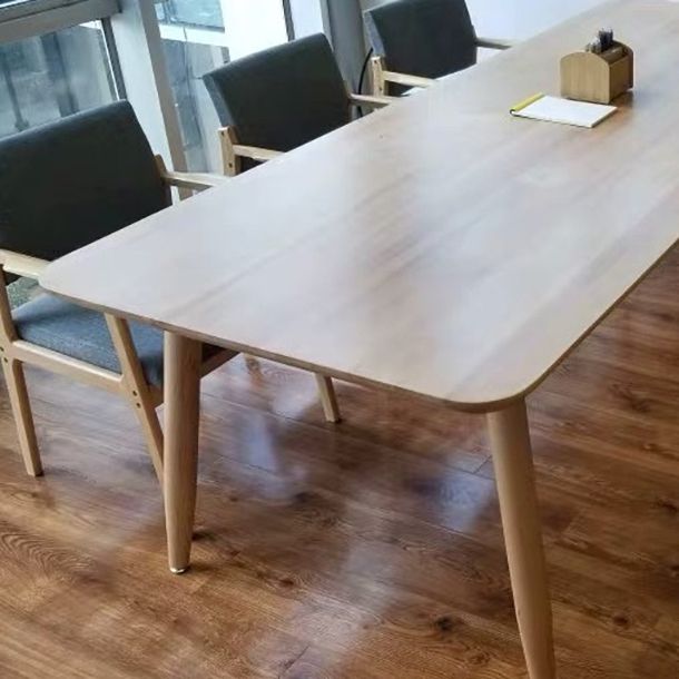 Rectangle Shape Wood Color Table Solid Wood Table Simplicity with 4 Legs Clearhalo ' dining_table' 'Dining Tables & Seating' 'Dining Tables' 'furn' 'furn_dining_table' 'Furniture' 'furniture_dining_table' 'Kitchen & Dining Furniture' 'kitchen&dining_furn' 'kitchen' 'kitchen_dining_table' 1200x1200_b19e3491-6e74-49da-ad52-17ef86fe0a34
