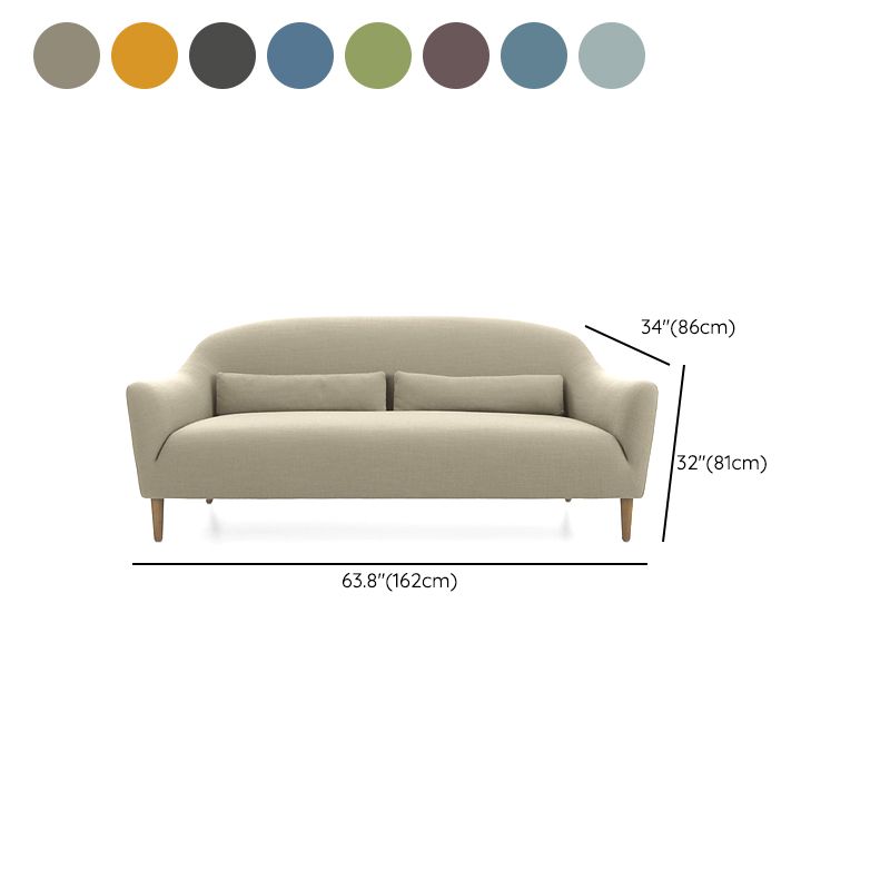 Courette contemporaine à 2 places 31,88 "H CAUTEAUX ÉLEVÉ MÉLANGE DE COTTON