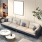 Tufted Back Faux leather Sofa Waterproof Sectional with Square Arms Clearhalo 'furn' 'furn_sectionals' 'Furniture' 'furniture_sectionals' 'kitchen' 'kitchen_sectionals' 'Living Room Furniture' 'Sectionals' 1200x1200_b1a18bff-75d6-4c9b-a54b-e48db874ade2