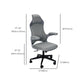 Modern Desk Chair Mesh Conference Chair High-Back Chair in Gray Clearhalo 'furn' 'furn_office_chair' 'Furniture' 'Office Chairs' 'Office Furniture' 'office_chair' 1200x1200_b1a21785-4fd9-42da-8ac0-3945163f6bca