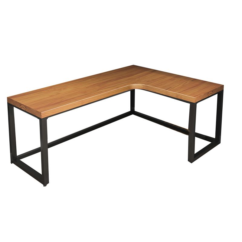 Contemporary Style Writing Desk Solid Wood L-Shape Office Desk Clearhalo 'furn' 'furn_office_desk' 'Furniture' 'Office Desks' 'Office Furniture' 'office_desk' 1200x1200_b1a24413-bba3-4f11-9cad-a298f1bfbe9d