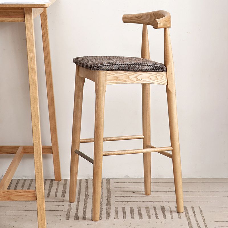 Contemporary Counter & Bar Stool Armless Wood Indoor Bar Stool with Footrest Clearhalo 'Bar Furniture' 'Bar Stools' 'bar_stools' 'furn' 'furn_bar_stools' 'furniture_bar_stools' 'Kitchen & Dining Furniture' 'kitchen&dining_furn' 'kitchen' 'kitchen_furn' Furniture' 1200x1200_b1a350cd-54b8-4ba3-a4f8-aedc54017610