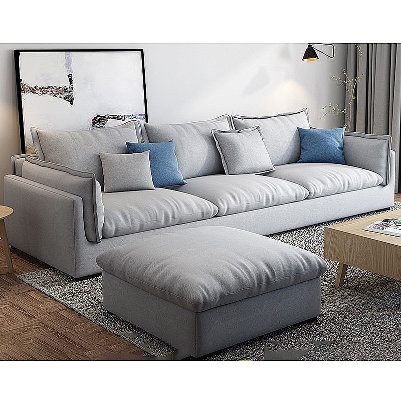 Contemporary Stationary Living Room Couch Gray Pillow Top Arm Sofa Clearhalo 'furn' 'furn_sofas' 'Furniture' 'furniture_sofas' 'Living Room Furniture' 'Sofa' 'sofas' 1200x1200_b1a45059-3a4c-4584-a35e-f258db565629
