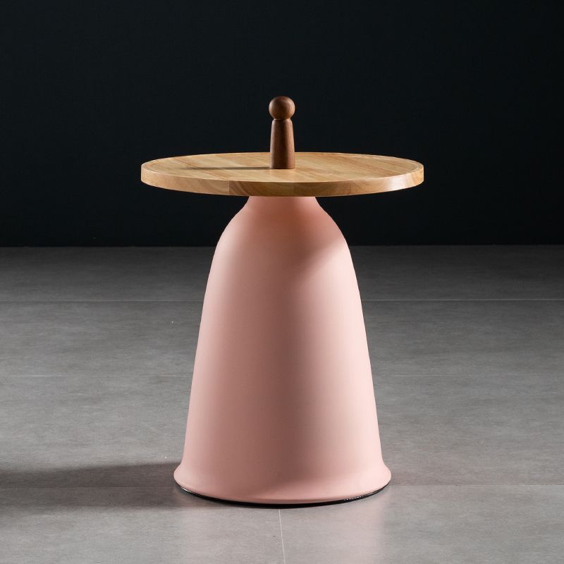 Tavolo da piedistallo mentale alto 17,7 "/21,6" tavolo da legno legno di legno