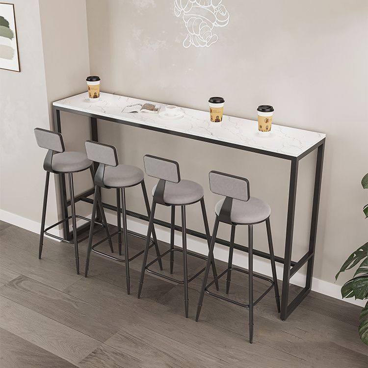 Scandinavian Matte Finish Velvet Counter Stool Footrest Home Barstool Clearhalo 'Bar Furniture' 'Bar Stools' 'bar_stools' 'furn' 'furn_bar_stools' 'Furniture' 'furniture_bar_stools' 'Kitchen & Dining Furniture' 1200x1200_b1a7a7eb-ba53-4781-8bbd-e946f9c684dc