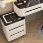 Contemporary Glass Makeup Vanity Desk Bedroom Vanity Dressing Table with Drawer