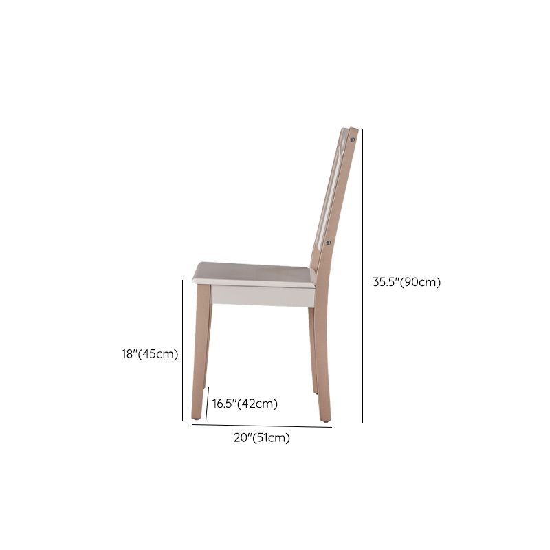 5/7 pezzi in vetro temperato Top 4 gambe in legno Set da pranzo per casa