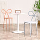 Modern Style Dining Chair Armless Dining Chairs with Plastic Legs for Kitchen