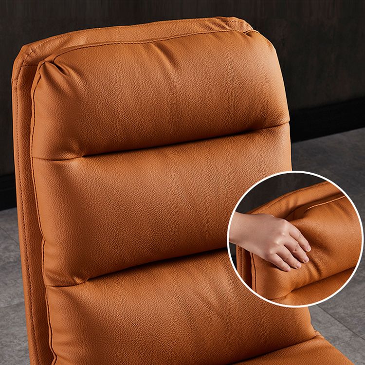 Sillas laterales sin brazo de silla de comedor de estilo contemporáneo con patas de metal