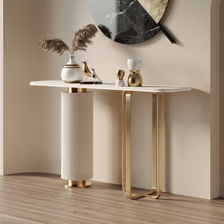 Consola Glam Tabla 15.74 "Mesa de sofá de la consola rectangular W para Hall