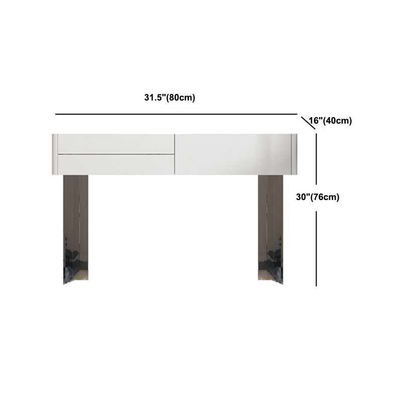Hedendaagse make -up ijdelheid bureau leisteen top ijdelheid kleedtafel set
