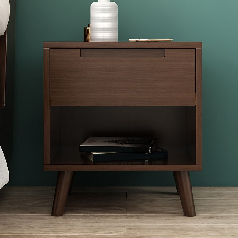 Wooden Bedside Cabinet Modern Minimalist Open Bedside Table with Legs Clearhalo 'Bedroom Furniture' 'furn' 'furn_night_stand' 'Furniture' 'night_stand' 'Nightstands' 1200x1200_b1b0cd92-c0d6-4532-817b-d13a33e0c05e