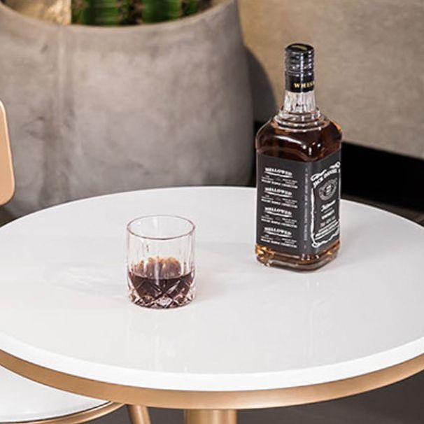 Nordic Style Bar Table Artificial Marble Pub Table for Dining Room 55"√ó55" Clearhalo 'Bar Furniture' 'Bar Tables' 'bar_tables' 'furn' 'furn_bar_tables' 'Furniture' 'furniture_bar_tables' 'Kitchen & Dining Furniture' 1200x1200_b1b25b30-e0f5-42bb-b64d-8ea8ad47b473