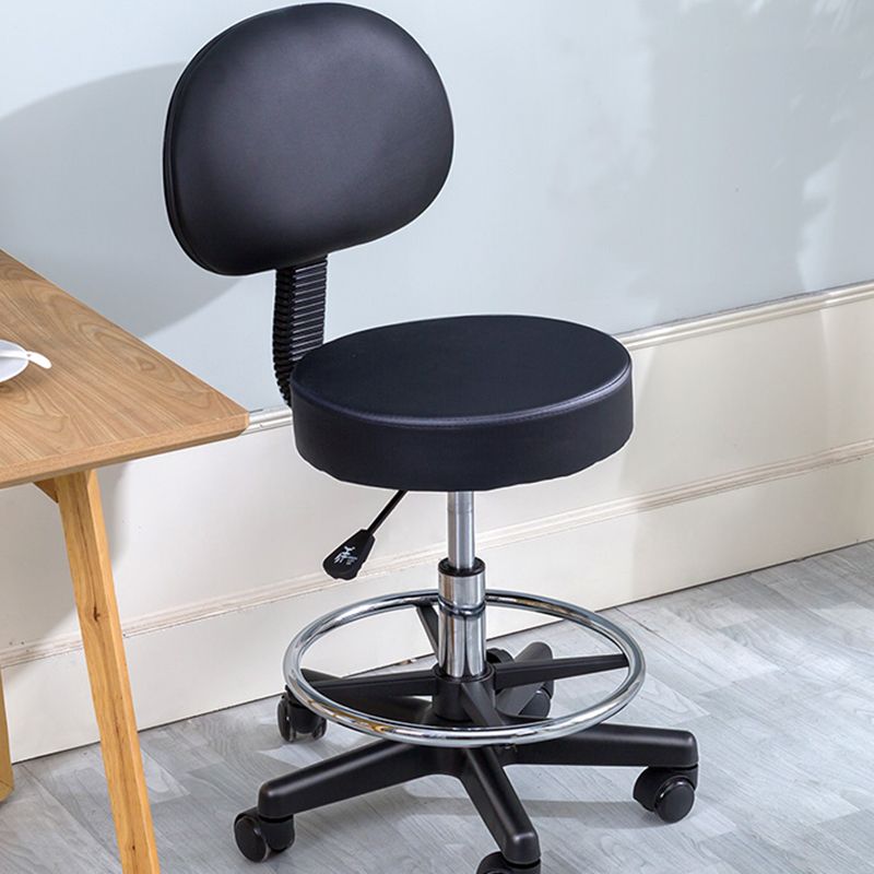 1 Pcs Scandinavian Adjustable Height Counter Stools Metal Black Bar Stools with Footrest Clearhalo 'Bar Furniture' 'Bar Stools' 'bar_stools' 'furn' 'furn_bar_stools' 'furniture_bar_stools' 'Kitchen & Dining Furniture' 'kitchen&dining_furn' 'kitchen' 'kitchen_furn' Furniture' 1200x1200_b1b4dbe8-4e55-4088-8564-929a6b9cd966