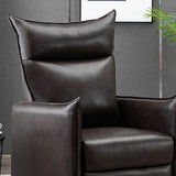 Fauteuil inclinable de couleur unie moderne 40.55 "H fauteuil inclinable avec repose-pieds