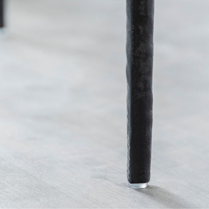 Luxe eiken houten tafel voor restaurant rechthoek eettafel met metalen 4 poten