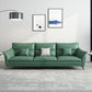 Contemporary 33.46" H Green Faux Leather Pillow Top Arm Sofa Clearhalo 'furn' 'furn_sofas' 'Furniture' 'Living Room Furniture' 'Sofa' 'sofas' 1200x1200_b1b8f7fd-6fcb-438c-a180-583680e67240