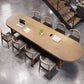 Oval Solid Wood Brown Tone Dining Table Simplicity Fixed Table for Dining Room Clearhalo ' dining_table' 'Dining Tables & Seating' 'Dining Tables' 'furn' 'furn_dining_table' 'Furniture' 'furniture_dining_table' 'Kitchen & Dining Furniture' 'kitchen&dining_furn' 'kitchen' 'kitchen_dining_table' 1200x1200_b1b92773-a570-46f9-b619-8a8a9f237249