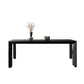 Rectangle Black Base Dining Table Modern Pine Wood Table for Kitchen Living Room Clearhalo 'Dining Tables & Seating' 'Dining Tables' 'dining_table' 'furn' 'furn_dining_table' 'Furniture' 'Kitchen & Dining Furniture' 1200x1200_b1b9a70f-6d61-40ed-b47e-5c59ba30b492