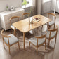 Modern Rubber Wood Table for Restaurant Rectangle Dining Table with 4 Legs Clearhalo ' dining_table' 'Dining Tables & Seating' 'Dining Tables' 'furn' 'furn_dining_table' 'Furniture' 'furniture_dining_table' 'Kitchen & Dining Furniture' 'kitchen&dining_furn' 'kitchen' 'kitchen_dining_table' 1200x1200_b1bb5432-5a0f-45fc-8eed-5684623d8346