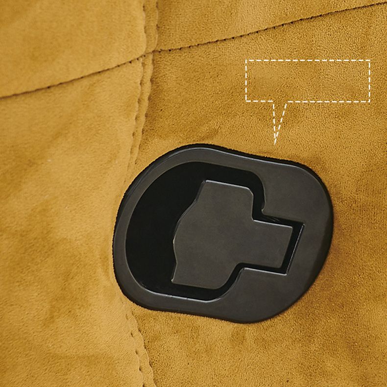 Contemporary Fabric Metal Solid Color Swivel Side Pockets Recliner Clearhalo 'Chairs & Seating' 'furn' 'furn_recliners' 'Furniture' 'Living Room Furniture' 'Recliners' 1200x1200_b1bbdf47-b816-499c-92e4-f734bfcb608d