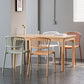 Nordic Style Plastic Dining Room Chair Slat Back Dining Side Chair for Home Use Clearhalo ' kitchen&dining_furn' 'Dining Chairs' 'Dining Tables & Seating' 'dining_chair' 'furn' 'furn_dining_chair' 'Furniture' 'furniture_dining_chair' 'Kitchen & Dining Furniture' 'kitchen' 1200x1200_b1bd6546-c93c-4225-bb32-1e6df8f0a057