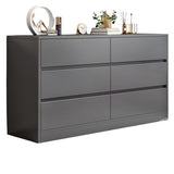 Zeitgenössische 15,7 "breite Aufbewahrungstruhe 6 Schubladen Aufbewahrungstruhe Kommode